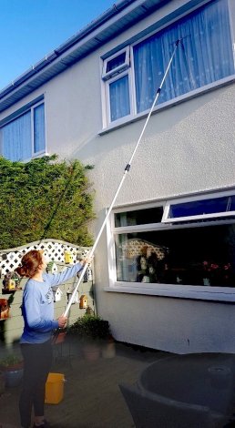 Telescopic Poles for Window Cleaning.